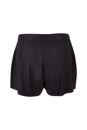 Product shot of the Delacroix Swim Short in colour Black (Black), from the back
