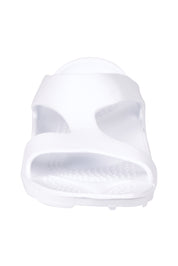 Product shot of the Indy 2.5 Orthotic Support Slides in colour White (White), detail