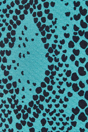 Product shot of the Everglades C/DD Longline One Piece in colour Jungle (Blue), detail
