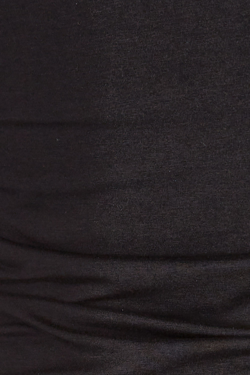 Product shot of the Jasper Ruched Dress in colour Black (Black), detail