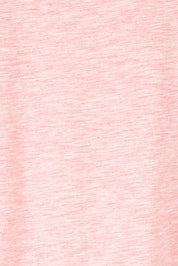 Product shot of the Henley Long Sleeve Bamboo Top in colour Rose (Pink), detail