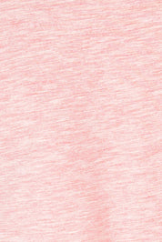 Product shot of the Henley Bamboo Singlet in colour Rose (Pink), detail