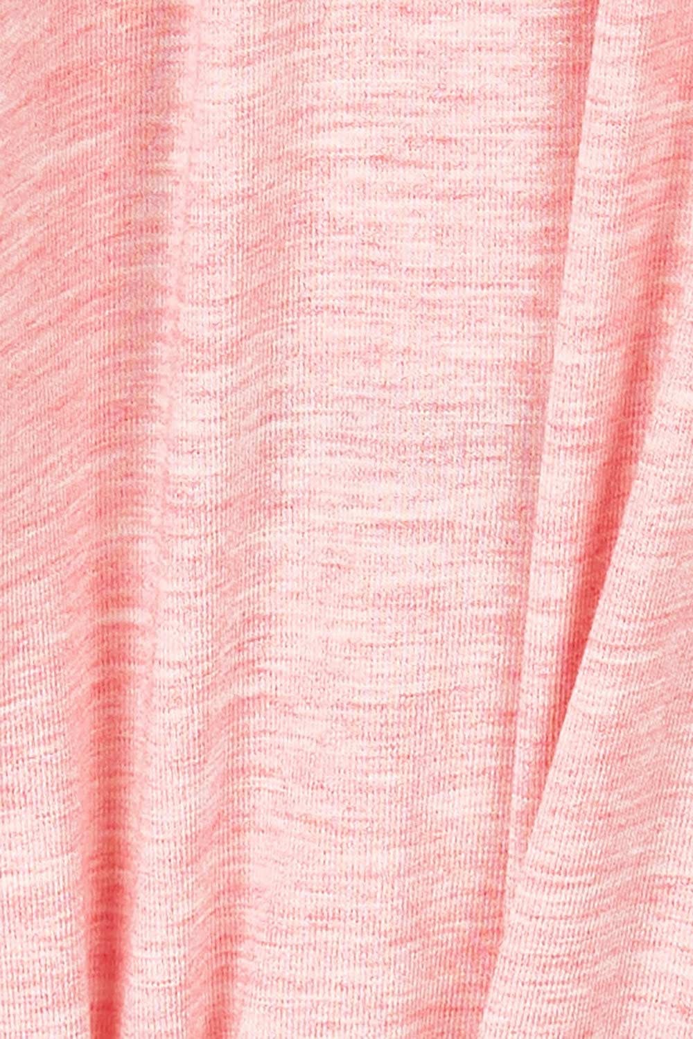 Product shot of the Bamboo Robe in colour Rose (Pink), detail