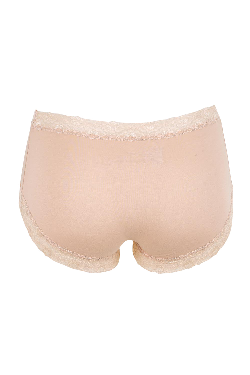 Product shot of the Marais Cotton Full Brief - Nudeppn in colour Nudeppn, from the back