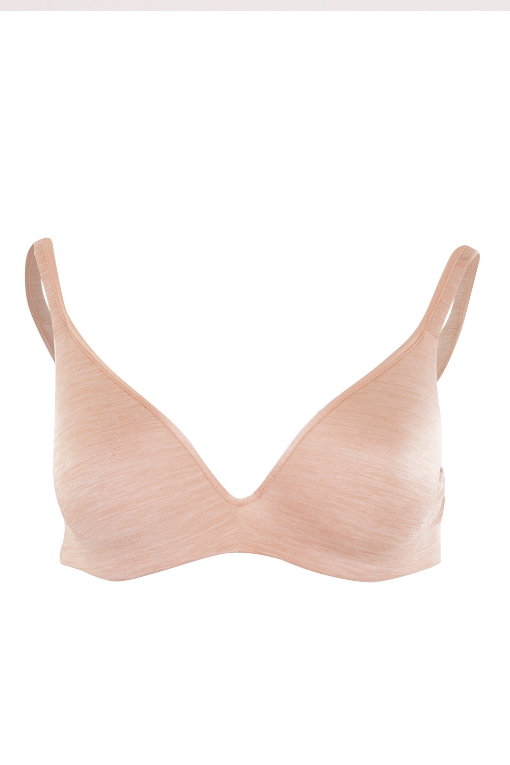Product shot of the Barely There Contour Bra in colour Skin, from the front