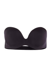 Product shot of the Ultimate Strapless Bra in colour Black (Black), from the front