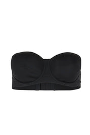 Product shot of the Luminous Strapless Bra in colour Black (Black), detail