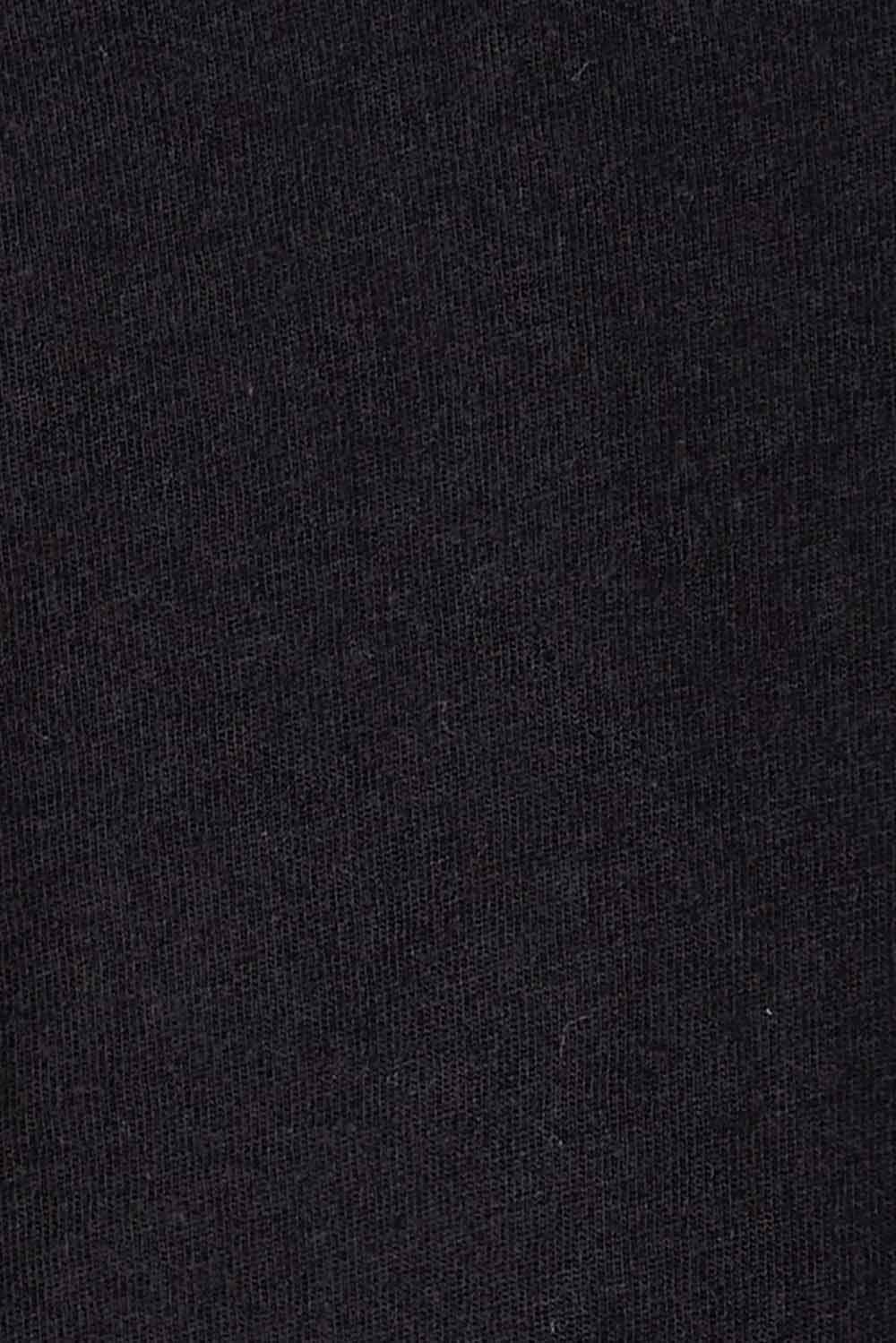 Product shot of the Alessi Frill Top in colour Black (Black), detail