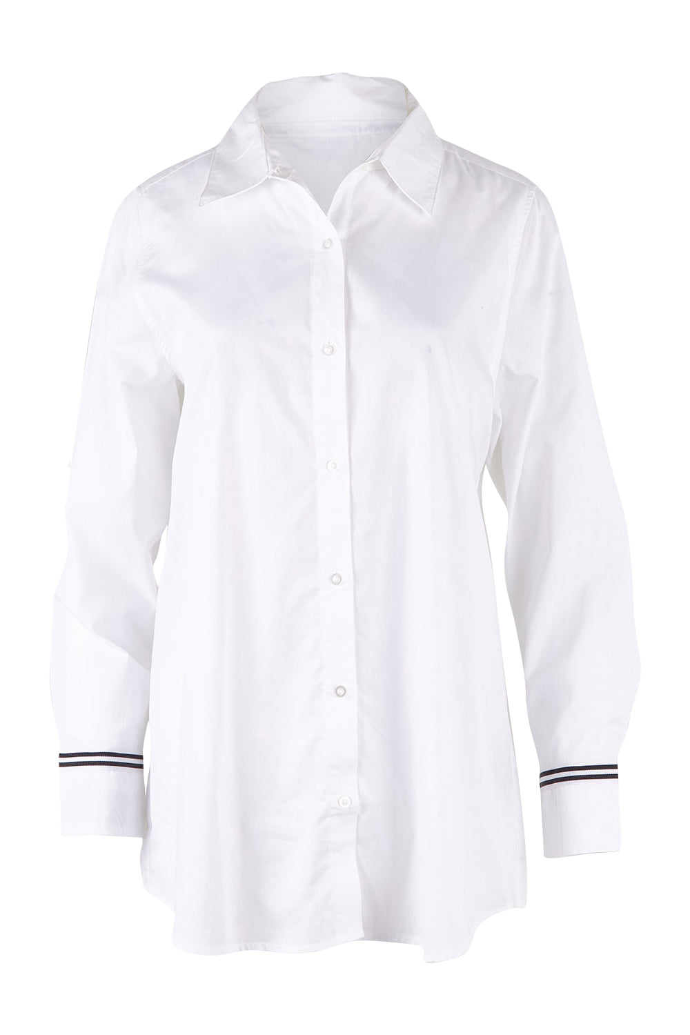 Product shot of the Scout Shirt in colour White (White), from the front