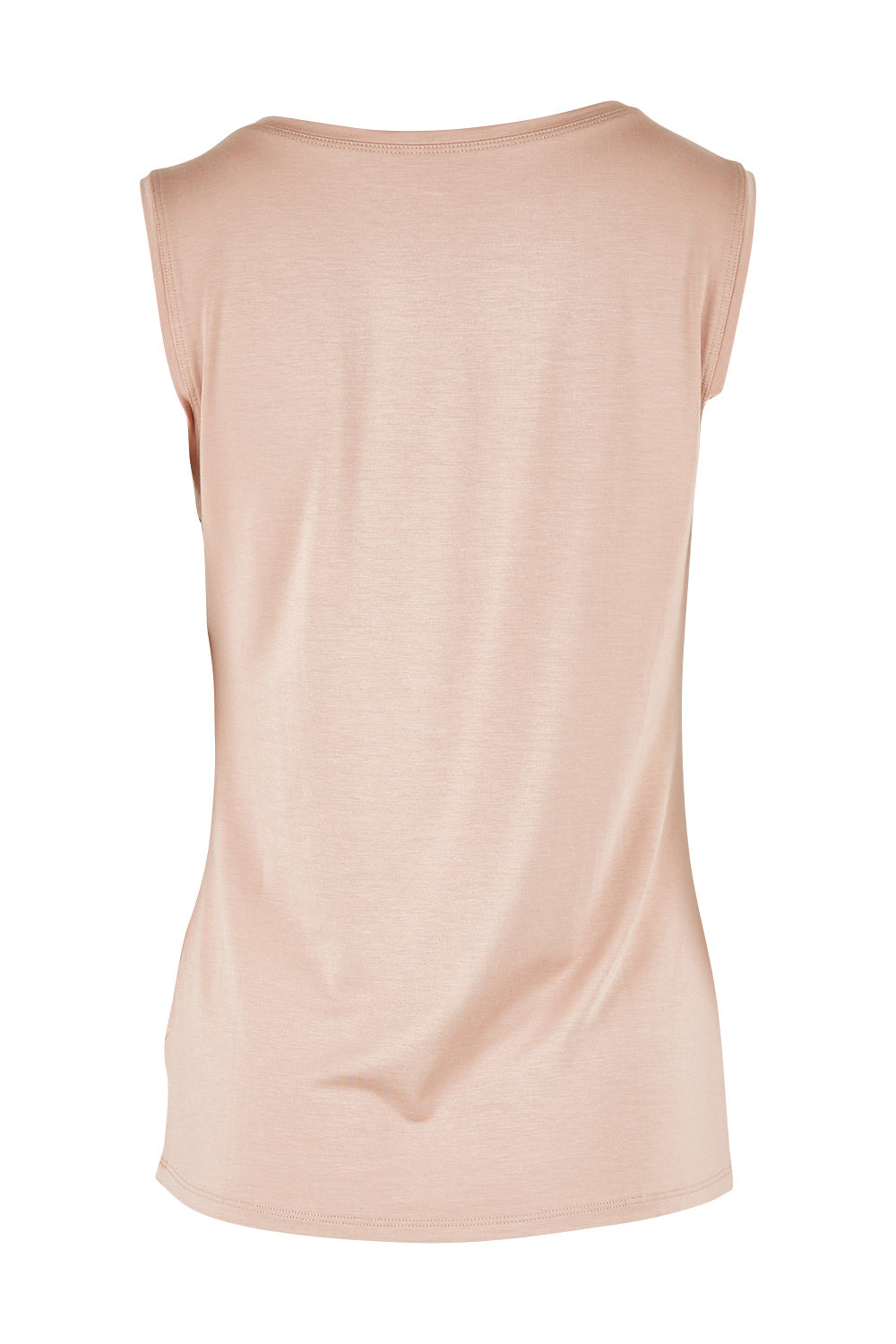 Product shot of the Liza Tank in colour Nude, from the back
