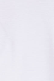 Product shot of the Kelli Long Sleeve Top in colour White (White), detail