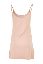 Product shot of the Roxie Reversible Slip in colour Nude, from the back