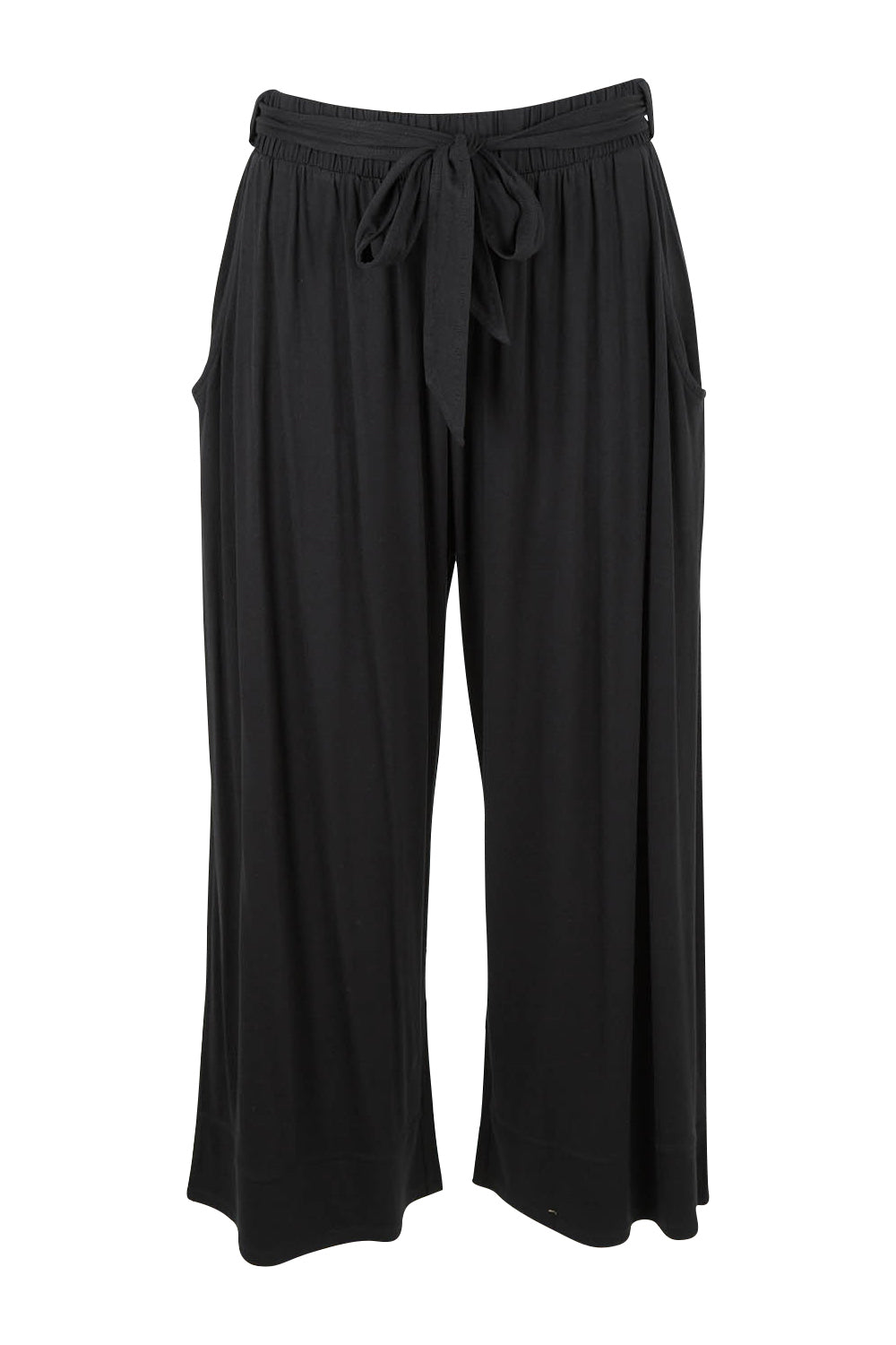 Product shot of the Moulin Pant in colour Black (Black), from the front