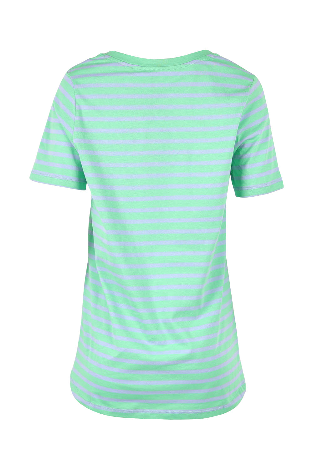 Product shot of the Luella Australian Cotton Tee in colour Grnteastr (Green), from the back