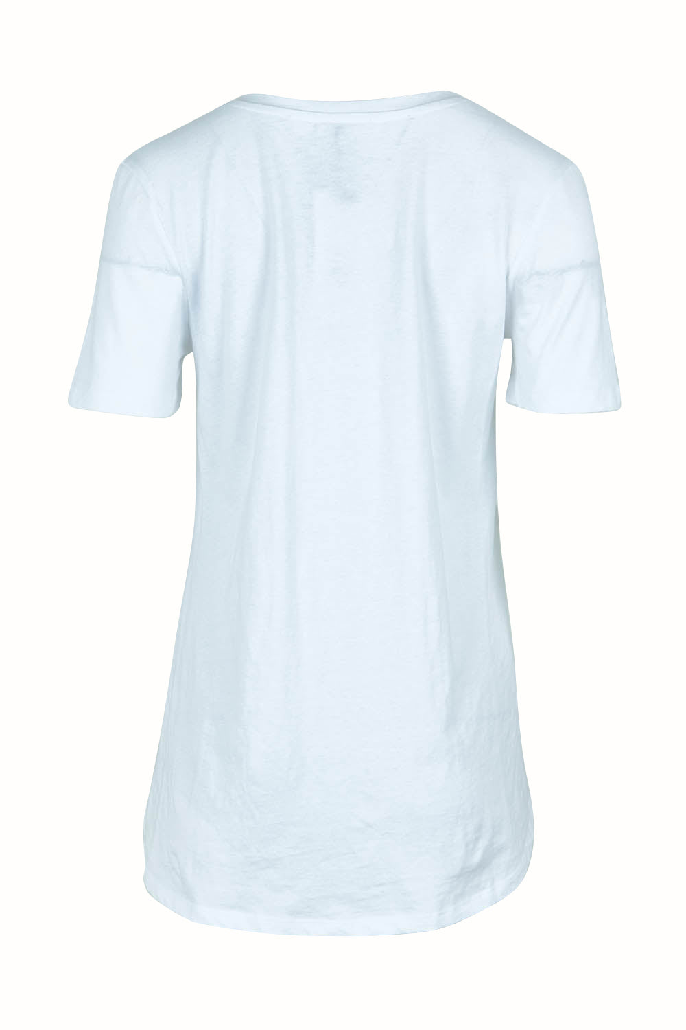 Product shot of the Luella Australian Cotton Tee in colour White (White), from the back
