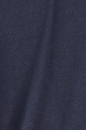 Product shot of the Michaela Australian Cotton Top in colour Coal (Black), detail