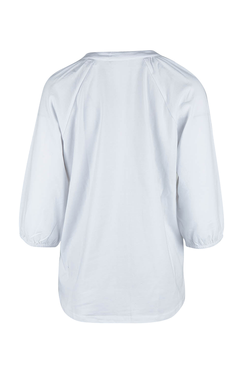 Product shot of the Prue Tee in colour White (White), from the back