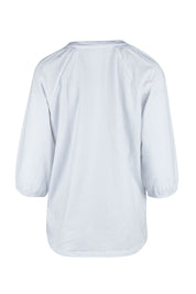 Product shot of the Prue Tee in colour White (White), from the back
