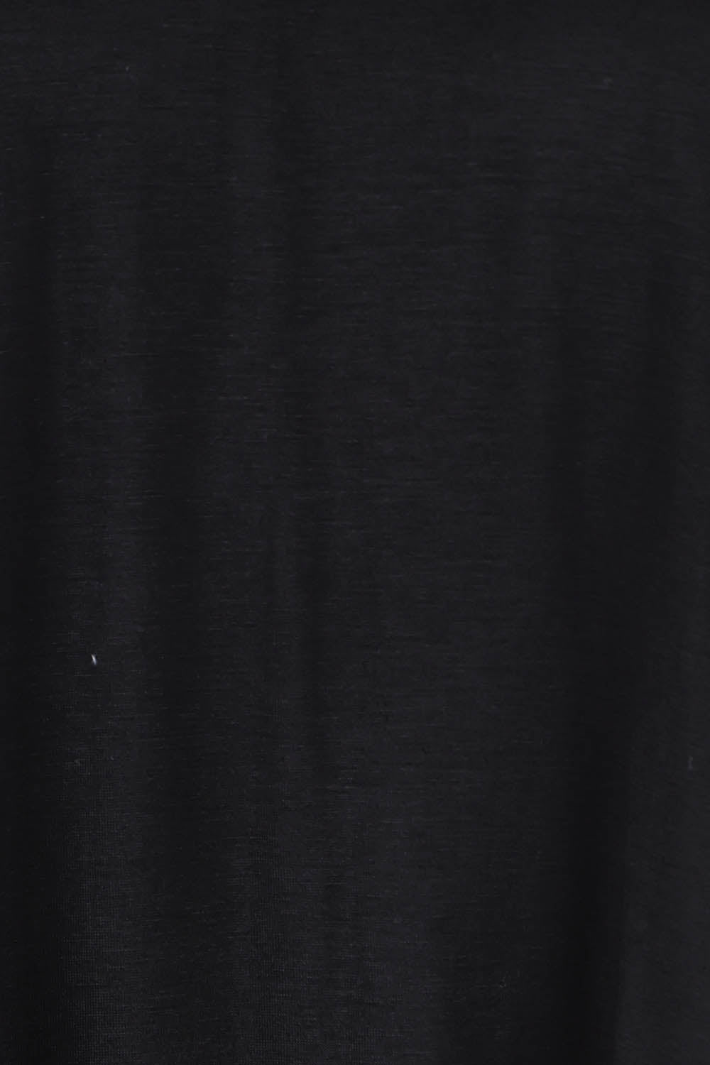 Product shot of the Coral Bamboo Shirred Tee in colour Black (Black), detail