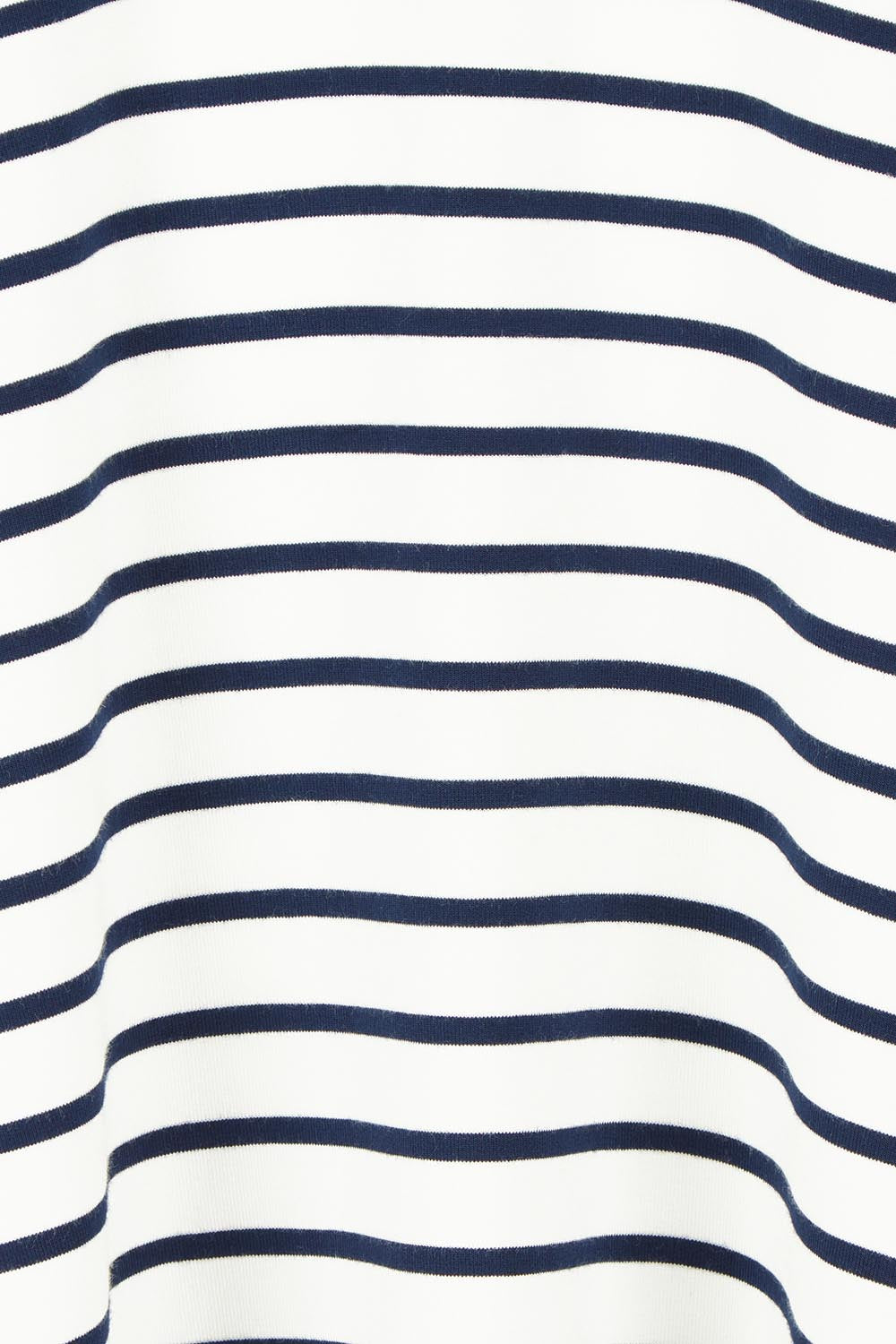 Product shot of the Irena Bamboo Tin colourShirt Dress - Navystripe (Blue), detail