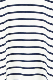 Product shot of the Irena Bamboo Tin colourShirt Dress - Navystripe (Blue), detail