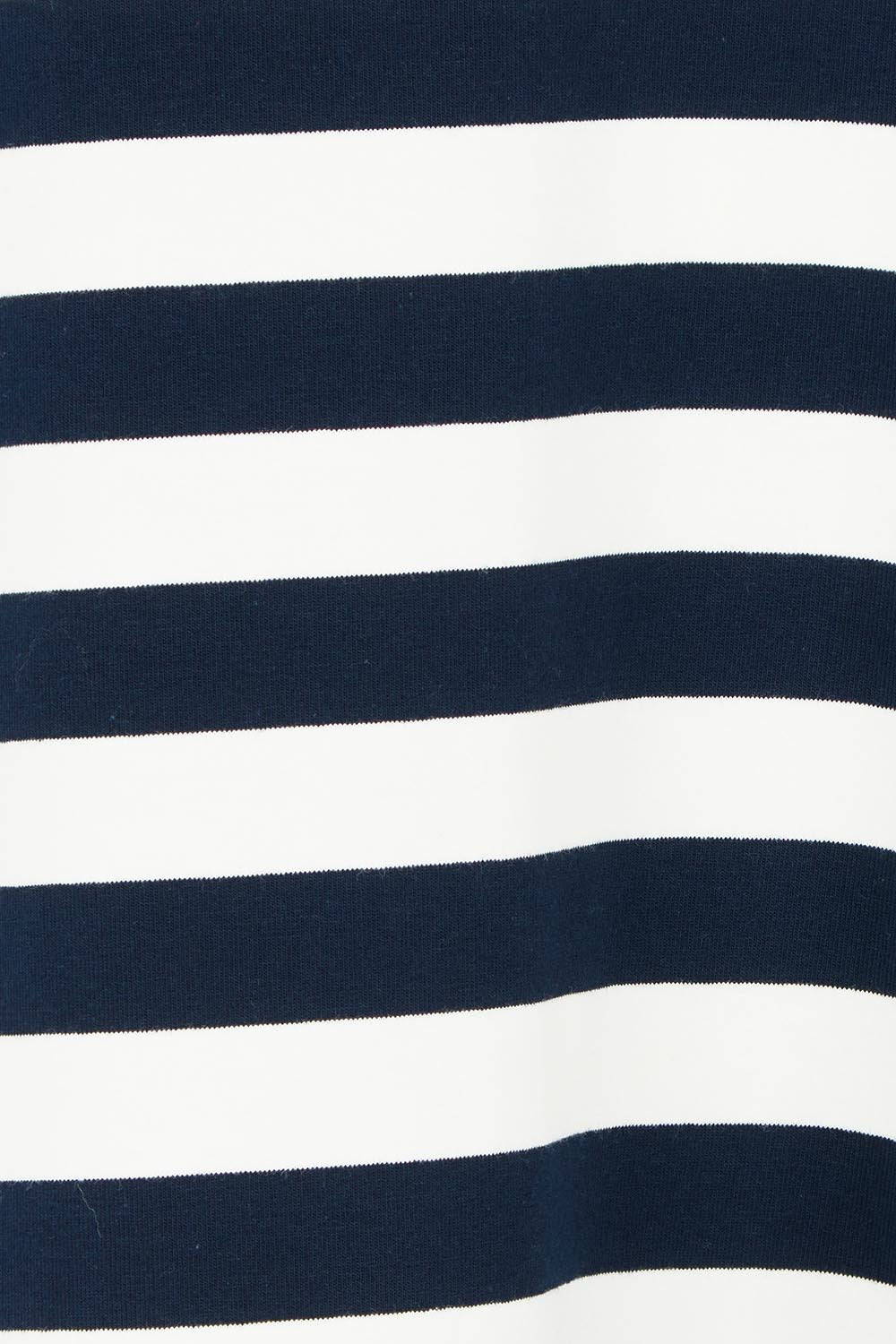 Product shot of the Eloise Cotton Tin colourShirt Dress - Navy (Blue), detail
