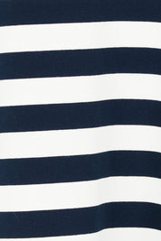 Product shot of the Eloise Cotton Tin colourShirt Dress - Navy (Blue), detail