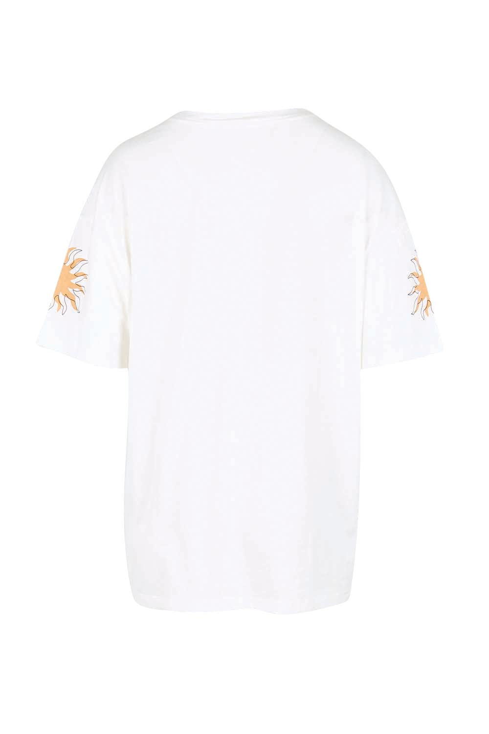 Product shot of the Weekend Tee – Harvest in colour Harvest, from the back