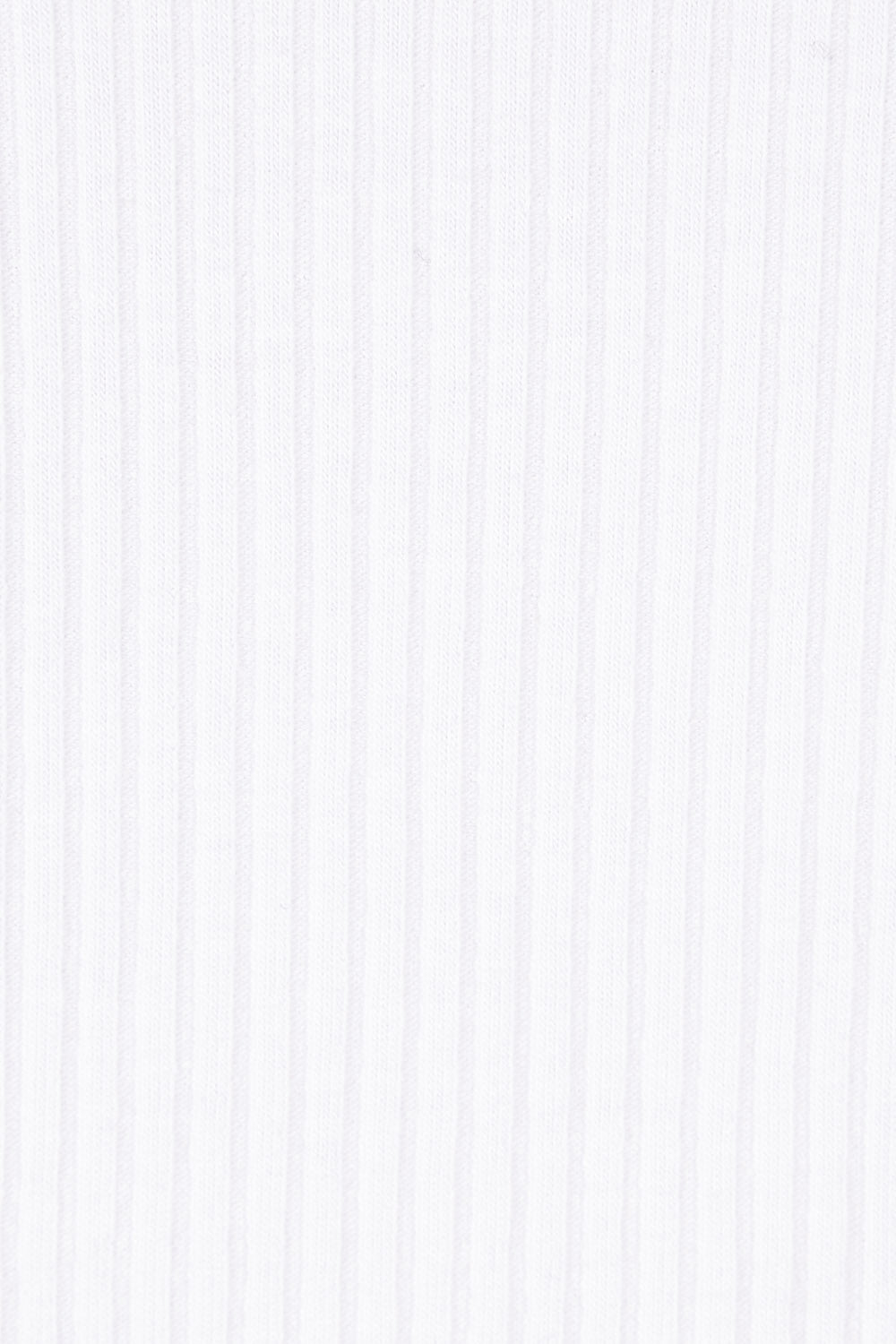 Product shot of the Stacey Rib Tee in colour White (White), detail