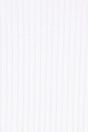 Product shot of the Stacey Rib Tee in colour White (White), detail