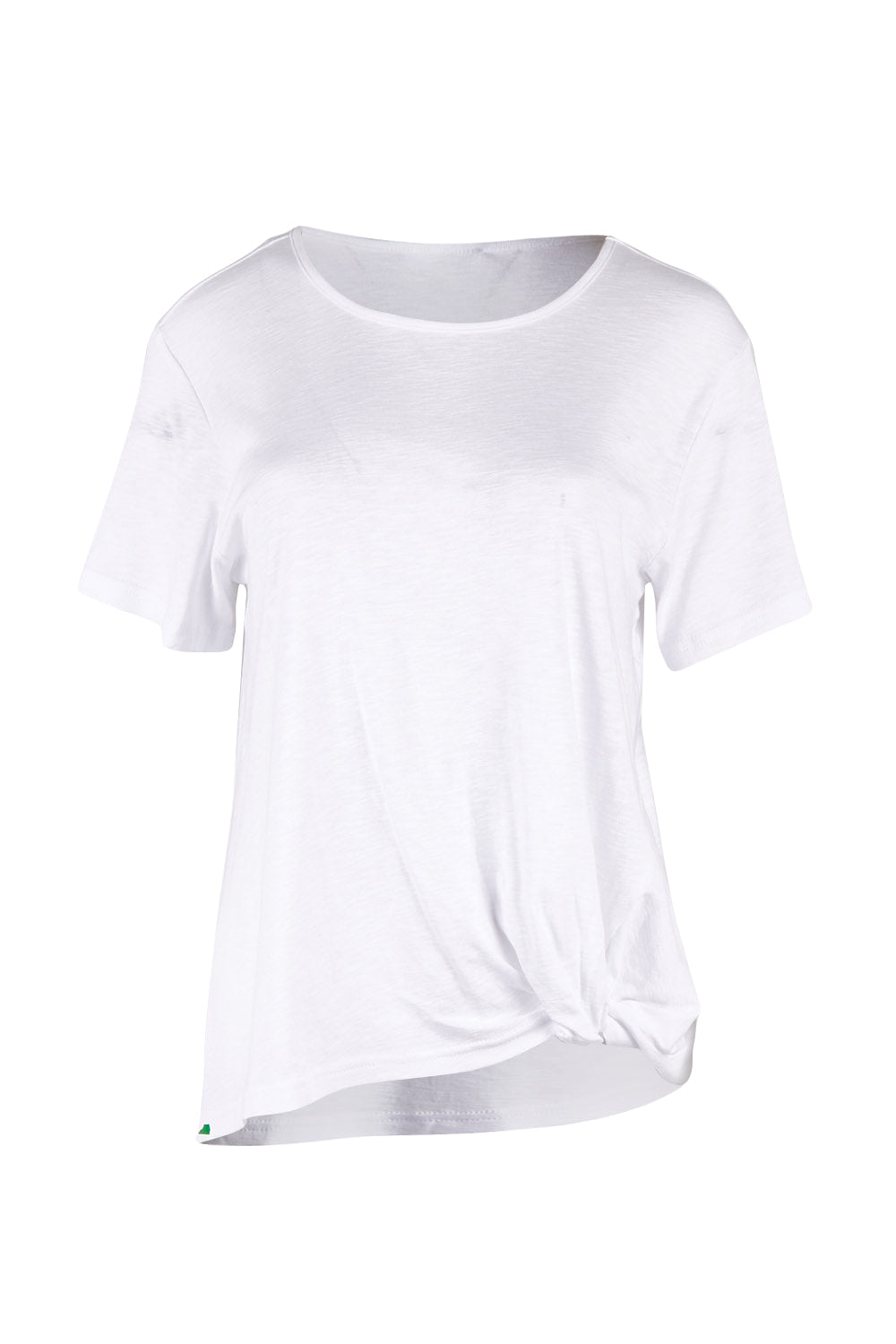 Product shot of the Burleigh Tee in colour White (White), from the front