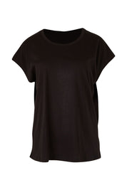 Product shot of the Tyra Top in colour Black (Black), from the front