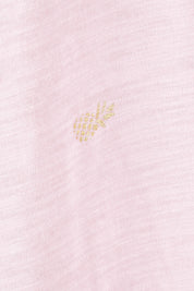 Product shot of the Hailey Short Sleeve Tee in colour Candypine (Pink), detail