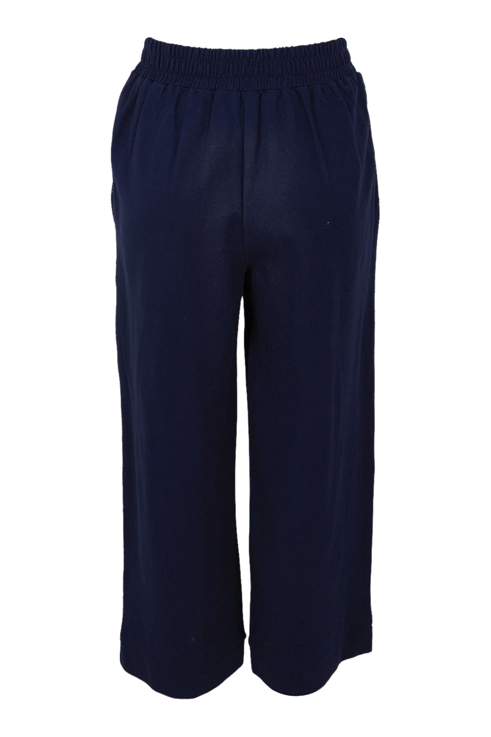 Product shot of the Tre's Bien Ponte Jogger in colour Navy (Blue), from the back