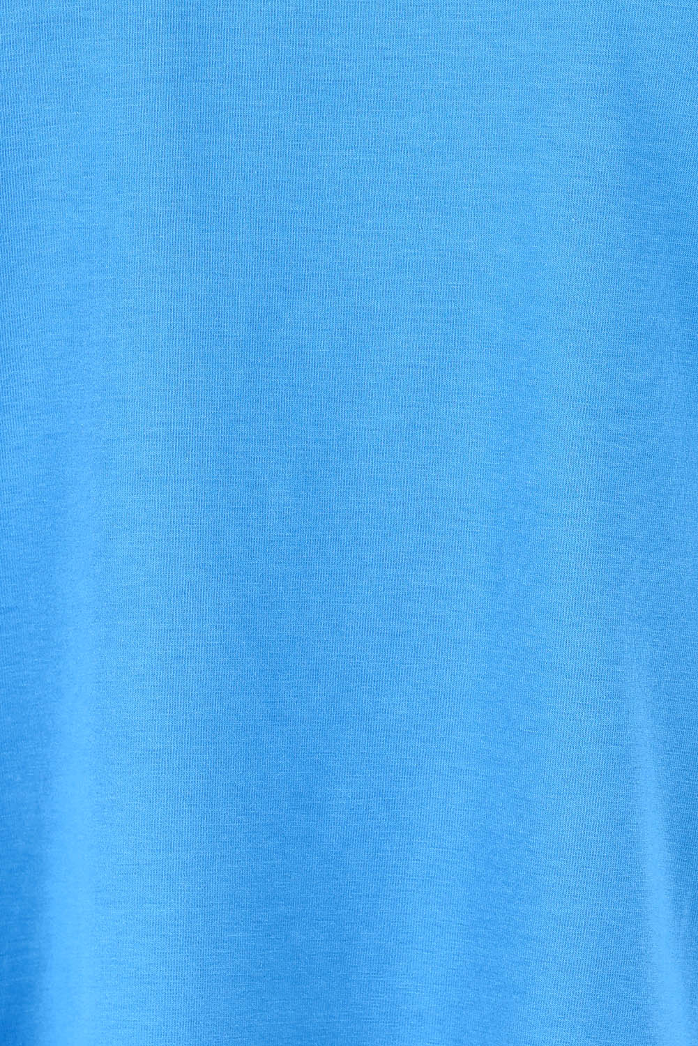 Product shot of the Magnolia Cotton Frill Sleeve Top in colour Powderblue (Blue), detail