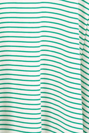 Product shot of the Sabrina Maxi Dress – Green in colour Green, showing detail
