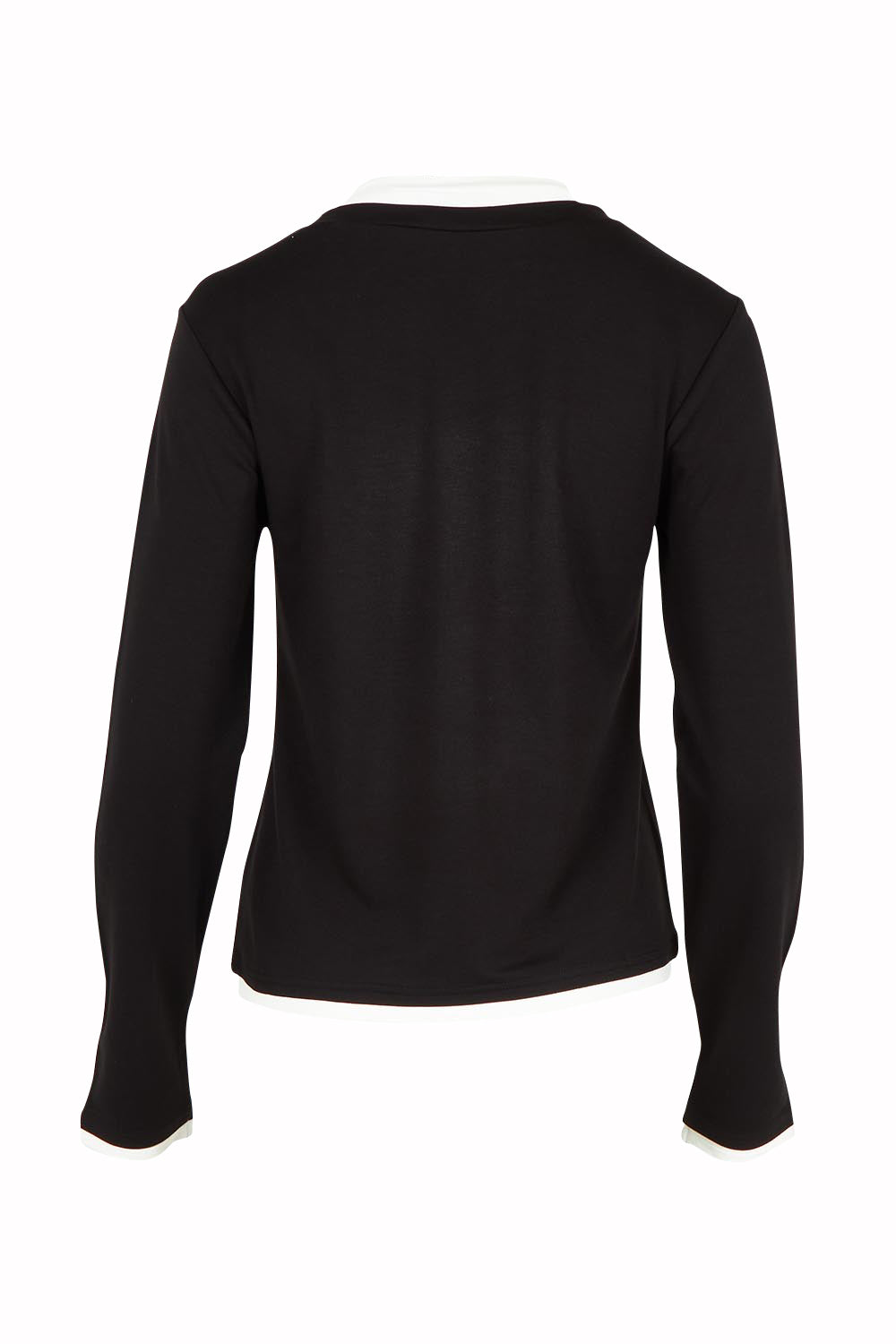 Product shot of the Cloud Tee in colour Black (Black), from the back