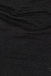 Product shot of the Emma Cotton Scoop Tank in colour Black (Black), detail