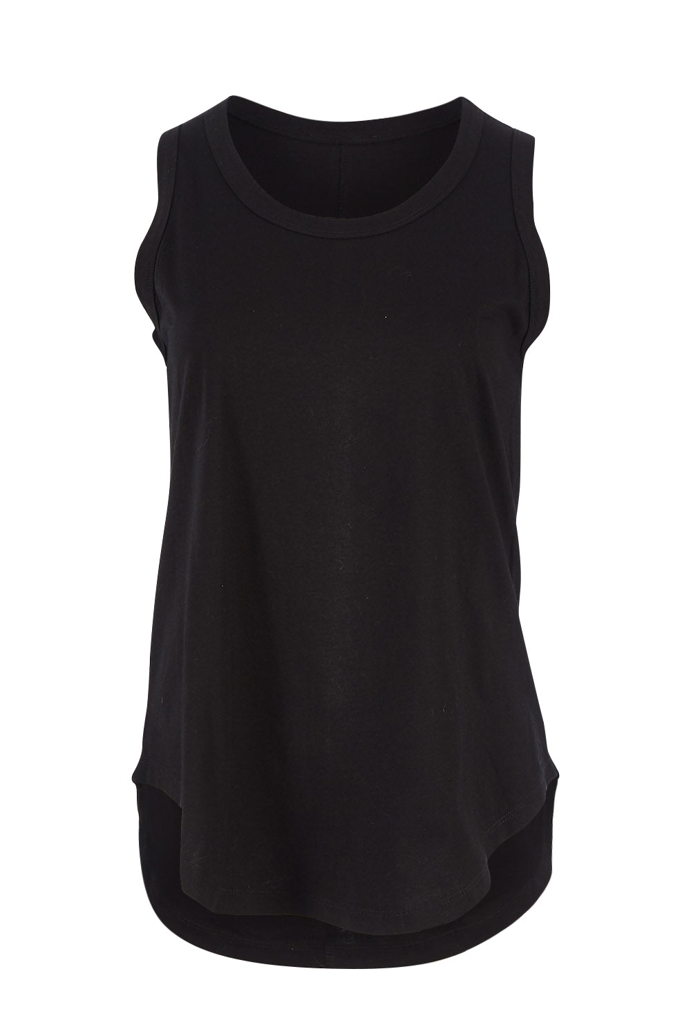 Product shot of the Keira Tank in colour Black (Black), from the front