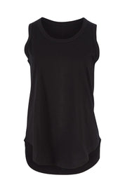 Product shot of the Keira Tank in colour Black (Black), from the front