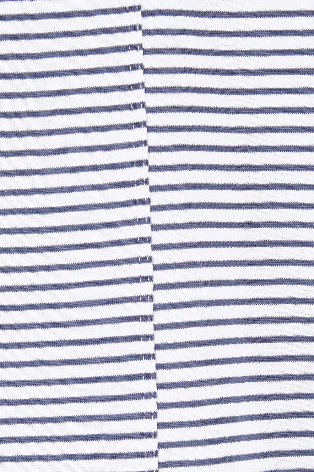 Product shot of the Keira Tank in colour Indistripe (Blue), detail
