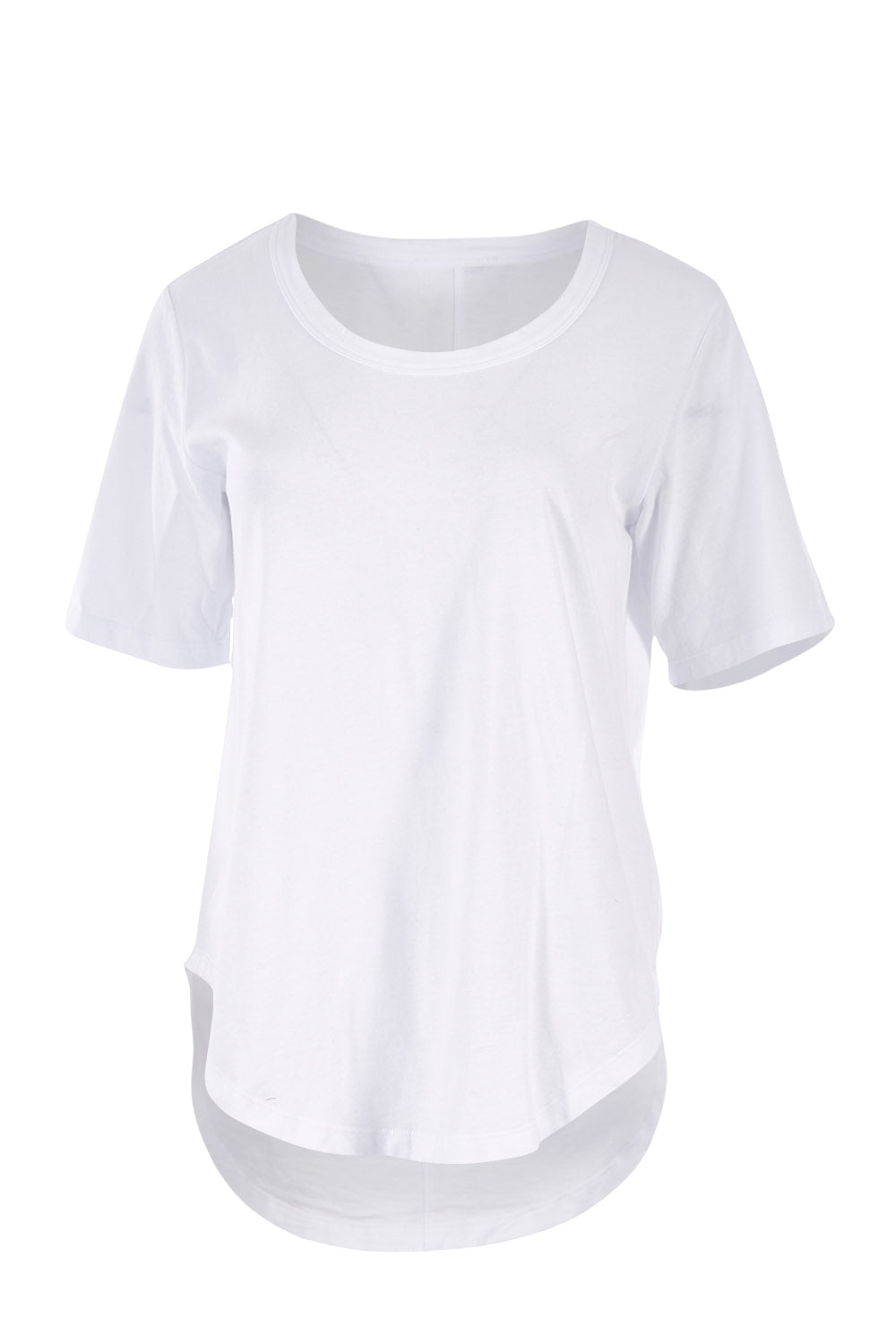 Product shot of the Ariana Tee in colour White (White), from the front