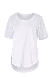 Product shot of the Ariana Tee in colour White (White), from the front
