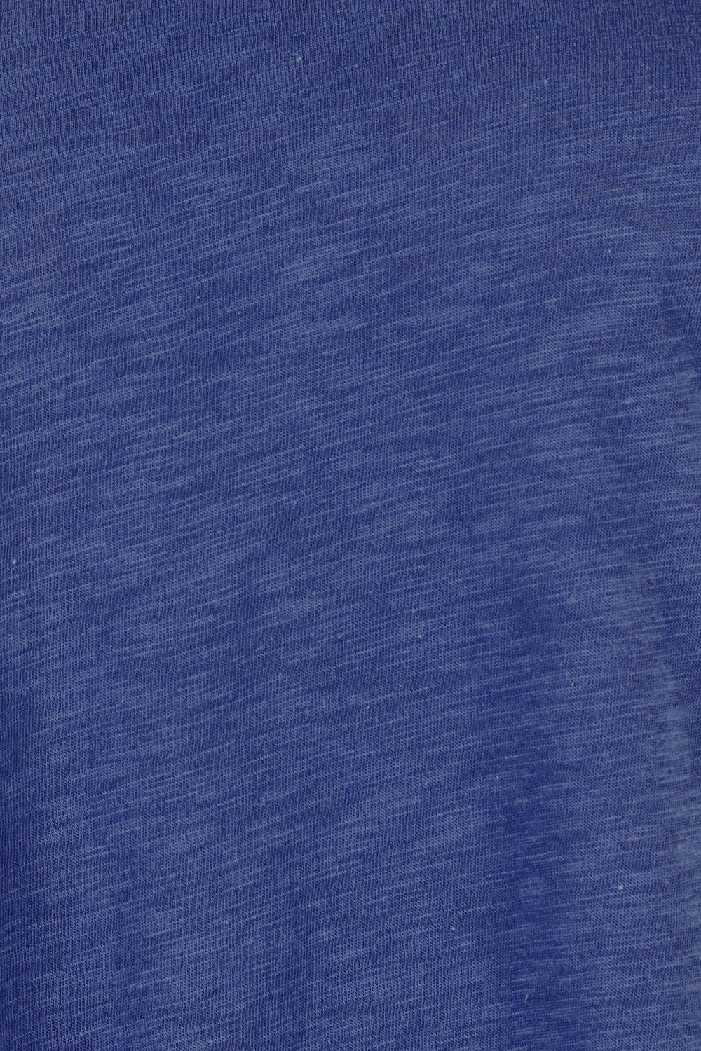 Product shot of the Megan Long Sleeve Cotton Top in colour Oceanblue (Blue), detail