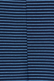 Product shot of the Megan Long Sleeve Top in colour Bluestripe (Blue), detail