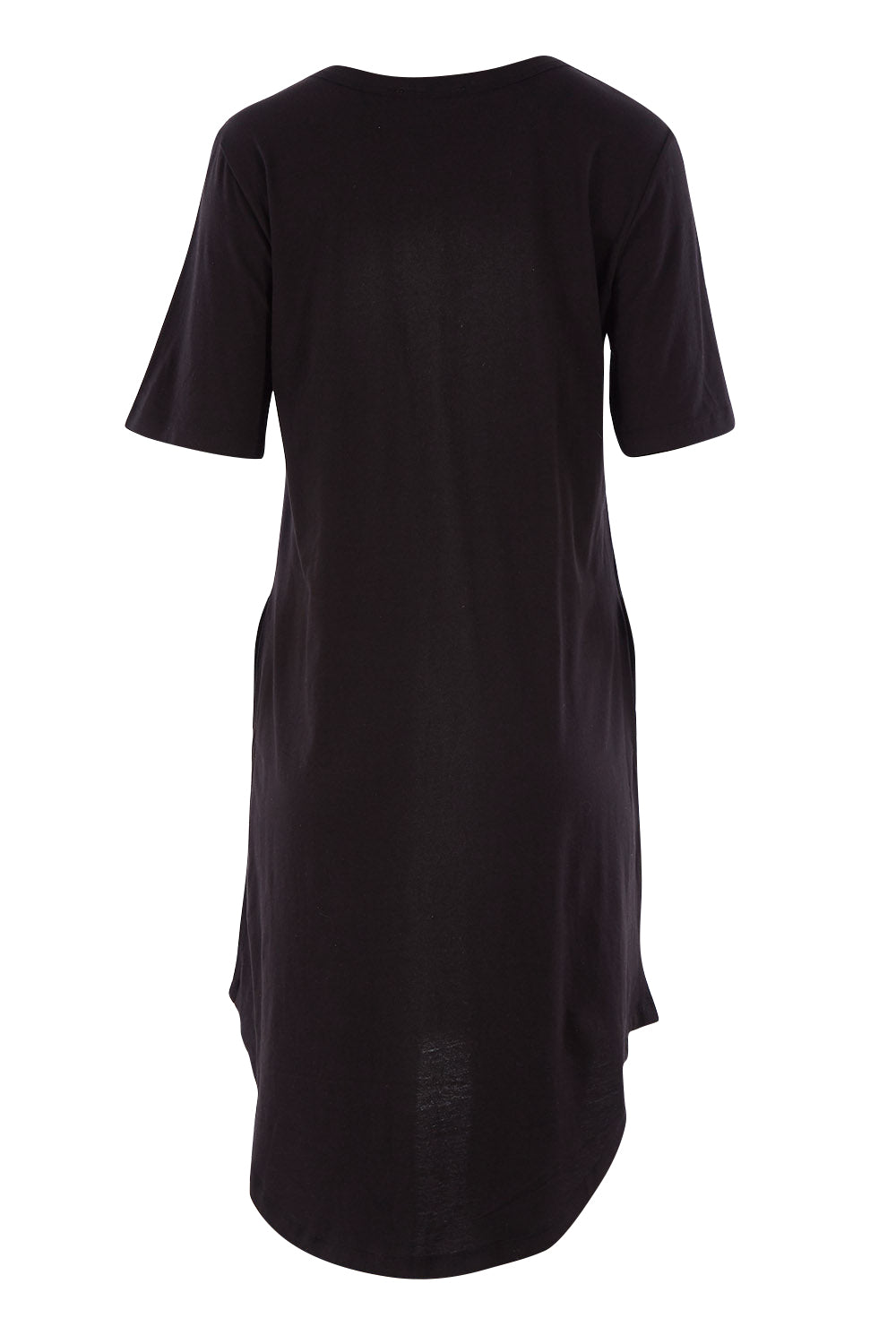 Product shot of the Nyree Dress in colour Black (Black), from the front
