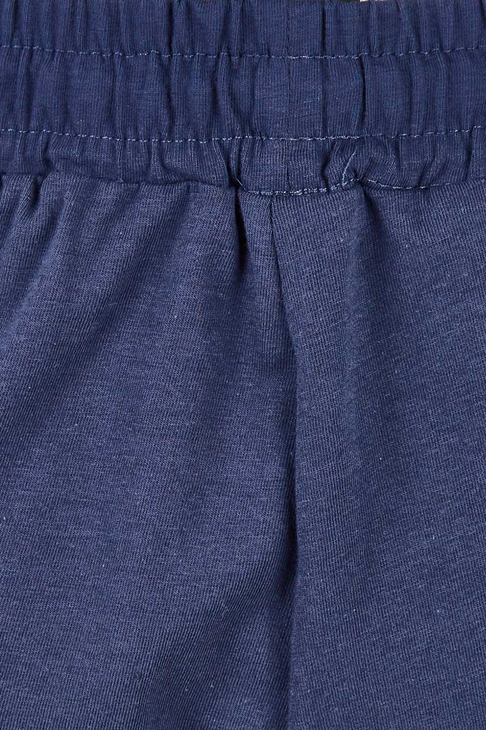 Product shot of the Heidi Pant in colour Navy (Blue), detail