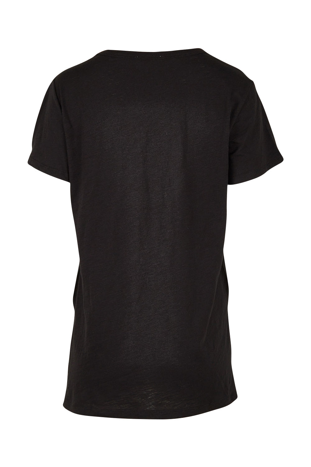 Product shot of the Billie Tee in colour Black (Black), from the back