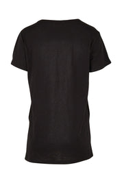 Product shot of the Billie Tee in colour Black (Black), from the back