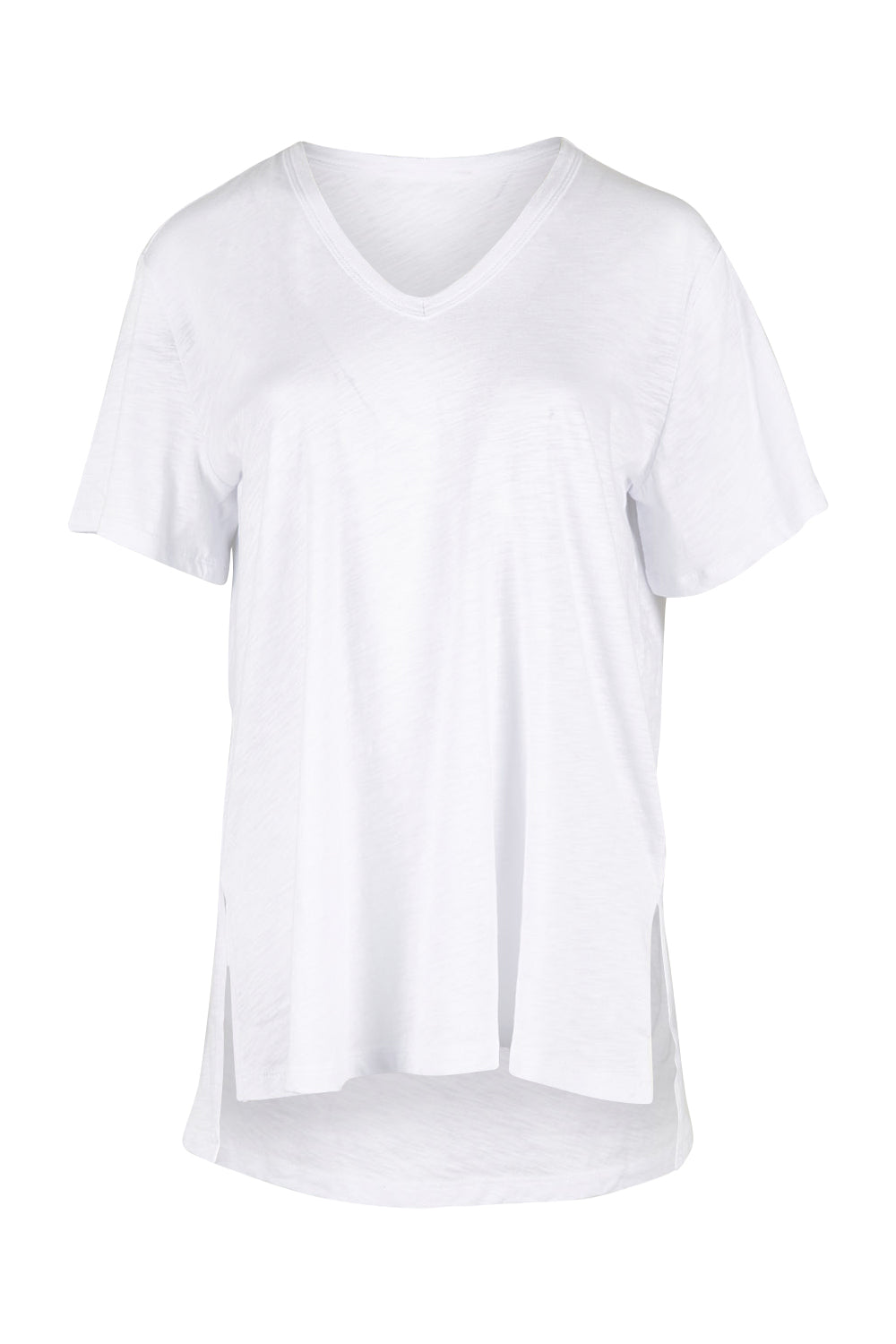 Product shot of the Billie Tee in colour White (White), from the front